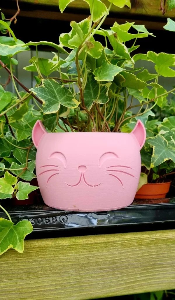 Smiling Cat Planter - Image 2