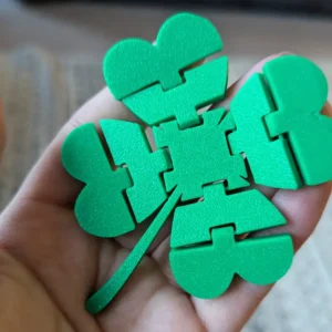 St Patrick's Day 4 Leaf Clover Fidget Toy