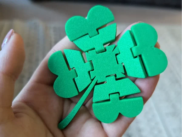 St Patrick's Day 4 Leaf Clover Fidget Toy